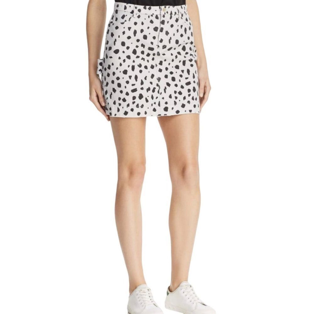 ATM Anthony Thomas Melillo Leopard Print Mini Skirt